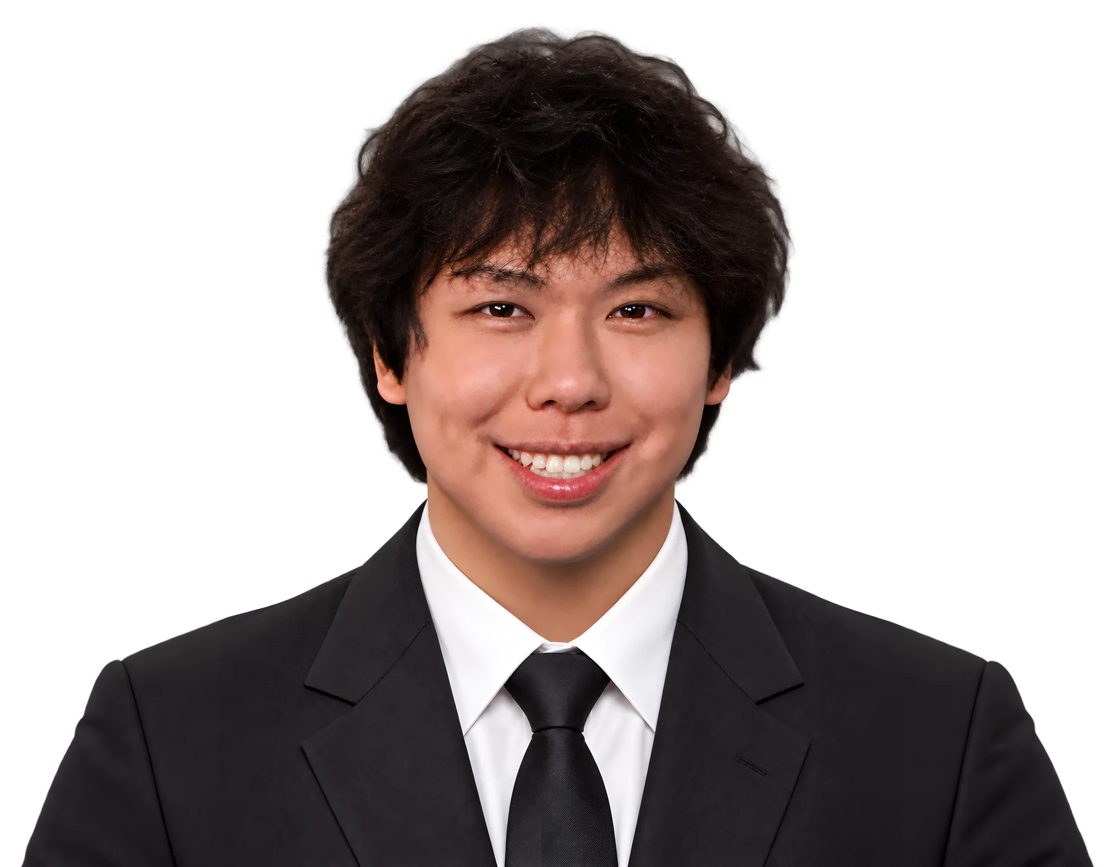 Ryan Deng, host of Nontechnical, in a dark suit and tie, smiling.